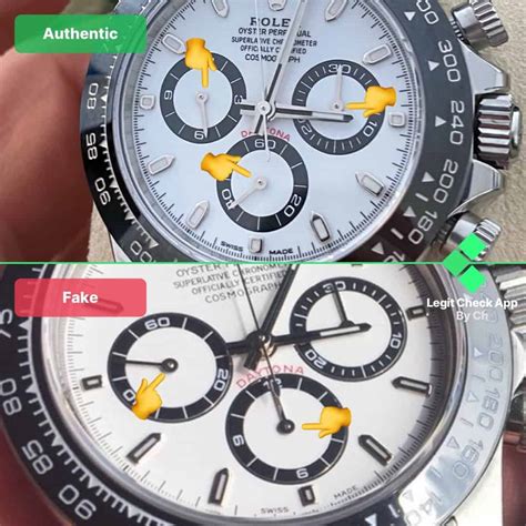 how to spot a fake daytona rolex watch